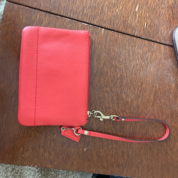 Red coach wristlet - Picture 3 of 3